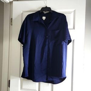 Size Large Target's set brand A New Day satin-like set navy blue